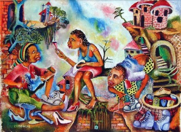 アフリカから来た靴 Oil Paintings
